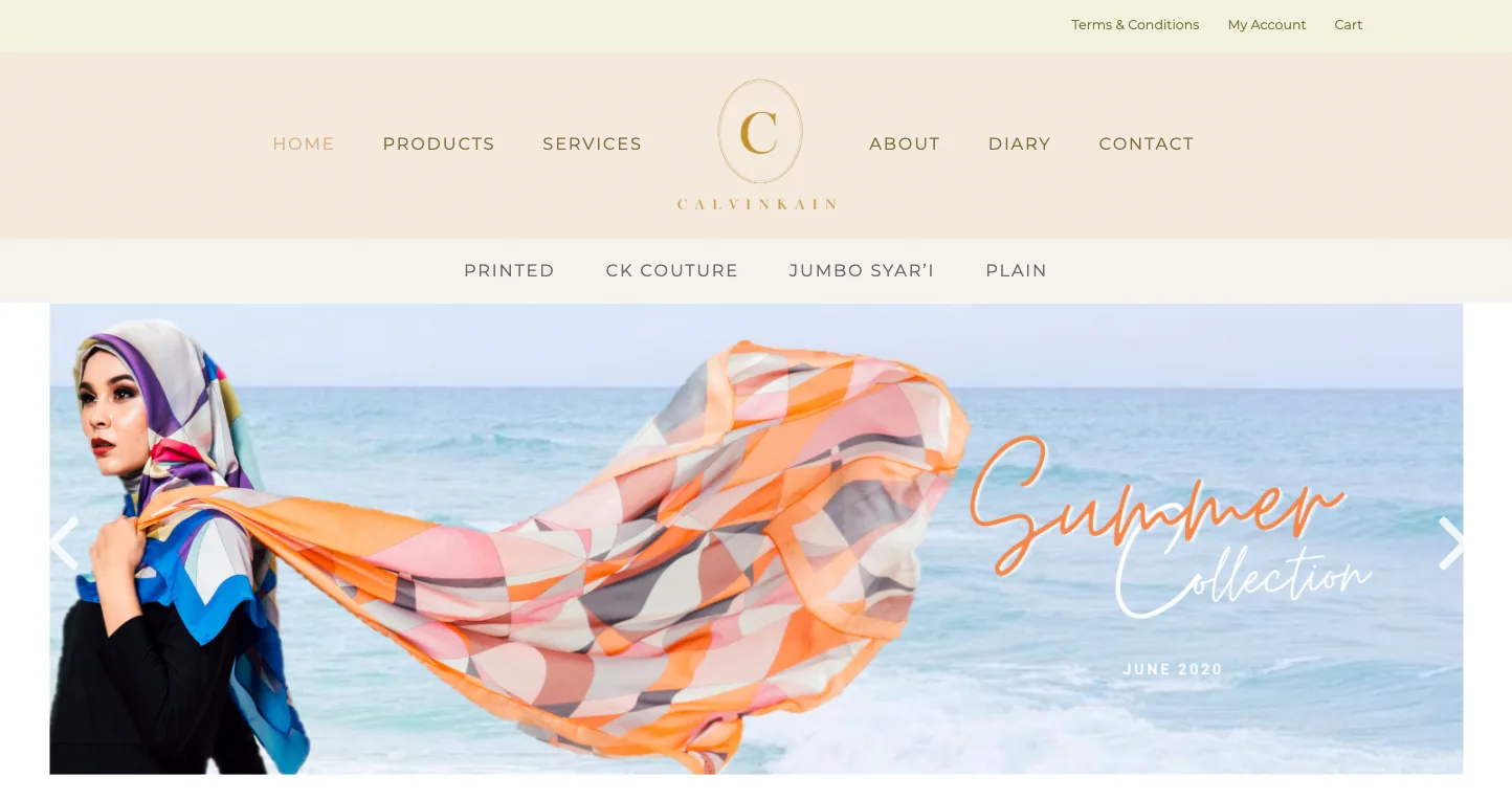 Calvin Kain Website