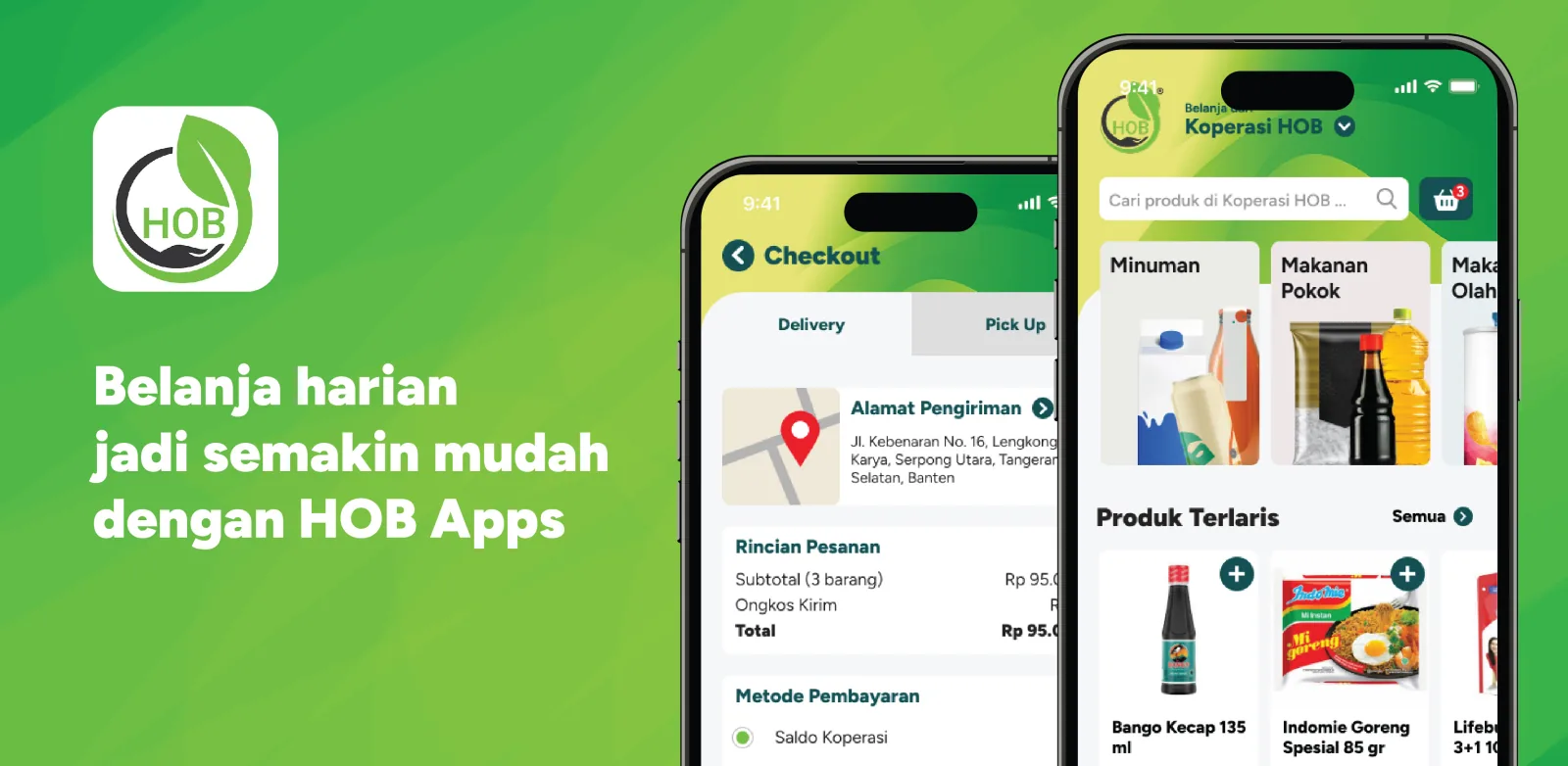 Koperasi HOB app banner
