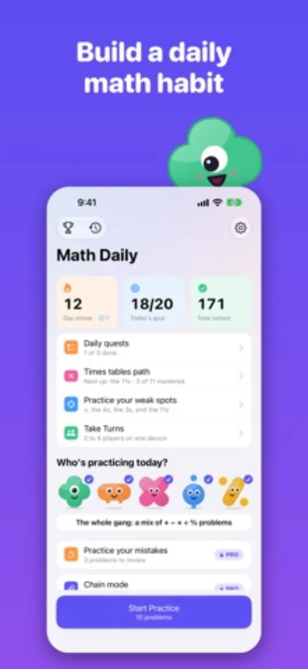 Math Daily screenshot 1